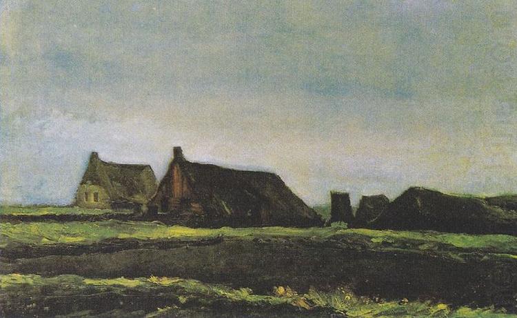 Vincent Van Gogh Farmhouses china oil painting image